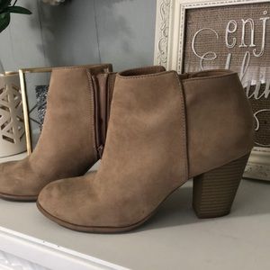Beige Bootie